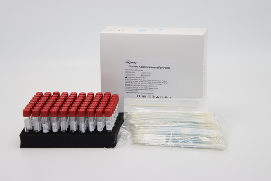 Virüs Ekstraksiyon Biyolojik Numune Serbest Bırakma Reaktifi Pharynx sürüntü PCR Temizleme Kiti CE