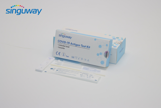 Tek Adımda Hızlı Kendi Kendine Test Kiti Kolloidal Altın H Pylori Antijen Hızlı Test Kaseti