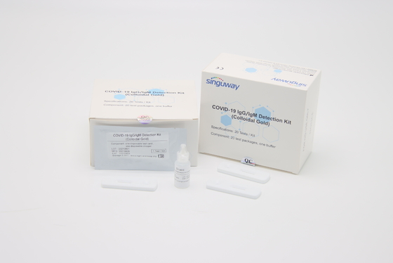 Hızlı Igm Kendi Kendine Test Kiti Kolloidal Altın Yöntemi Antikor Kendi Kendine Test Kiti