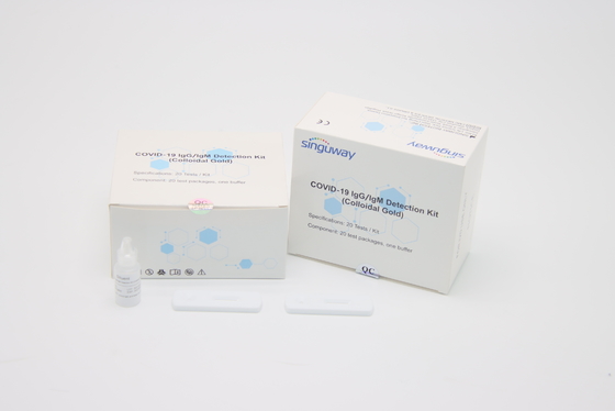 Bir Adım 15 Dakika Antikor Hızlı Test Kiti Avrupa Onaylı Igm Test Kaseti ISO9001