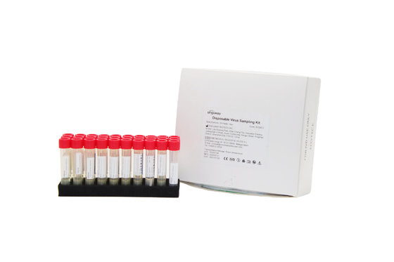 3 mL Taşıma Ortamı Tek Kullanımlık Virüs Numune Alma Kiti Nazal sürüntü Toplama Kiti ISO9001