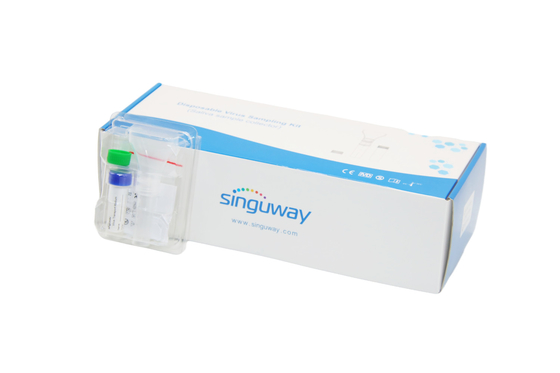 ODM Tükürük VTM Toplama Kitleri 5ml 10mL Tüp Sertifikalı DNA Örnek Toplayıcı