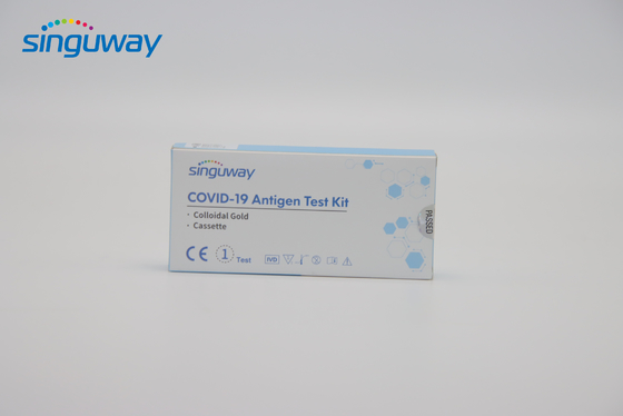 Singuway Duyarlı Hızlı Antijen Kendi Kendine Test Kiti RT PCR Kalitatif Antijen Tespit Kiti