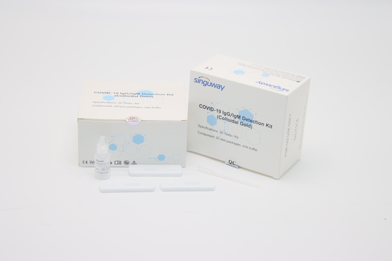 İmmünokromatografik Kendinden Hızlı Antikor Test Kiti %98,3 Doğruluk Hastalığı Kiti