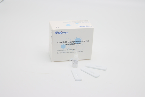 Hızlı Igm Antikor Test Kiti Hepatit B H Pylori Evde Test Kiti 5~15 Dakika