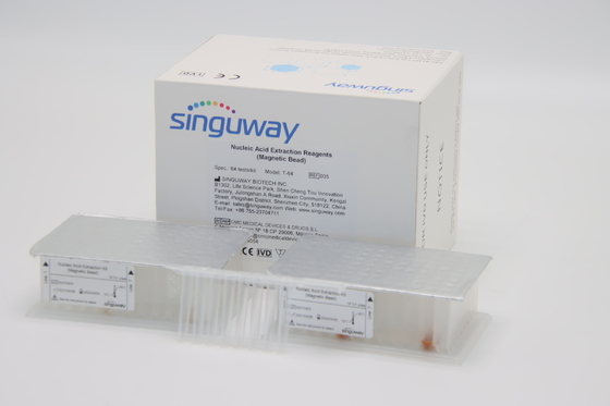 Benzersiz Tampon Sistemi Viral DNA Ekstraksiyon Kiti Plastik Yüksek Saf RNA İzolasyon Kiti CE